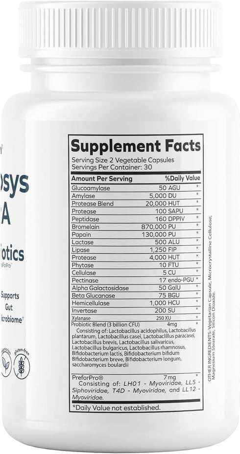 Slimbiosys Ultra Probiotic Capsule - Pre & Probiotics for Women- Support Your Microbiome...