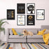 8 x 10 Inch Inspirational Wall Décor Teen Black Girls Bedroom Décor Makeup Lash Lips Wall Art Poster, Motivational Design for Bathroom Beauty Salo...