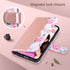 ULAK Compatible with iPhone 15 Pro Wallet Case with Card Holder, Flower Flip Case Wallet for Women Girls PU Leather Kickstand Wrist Strap Shockpro...