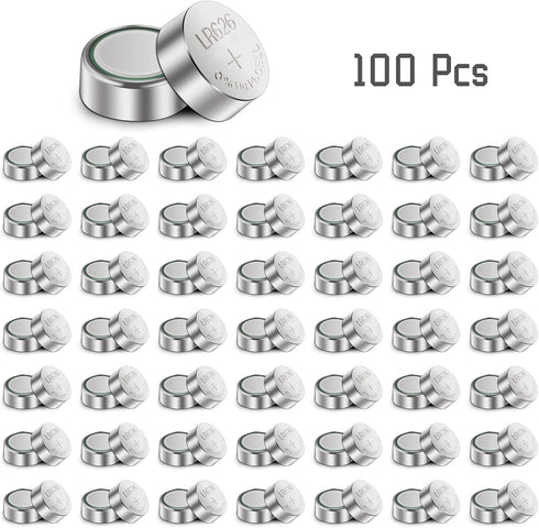 100pcs Durable R626 377 SR626 177 AG4 1.5V Alkaline Coin Button Cell Batteries...