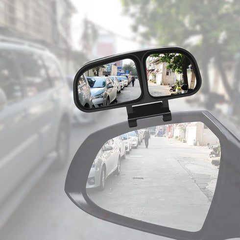 Blind Spot Mirror, Car Rear View Mirrors, Universal Car Auxiliary Mirror, HD True Glass, Adjustable Wide Angle Auxiliary Double-Side Mirror, Left,...