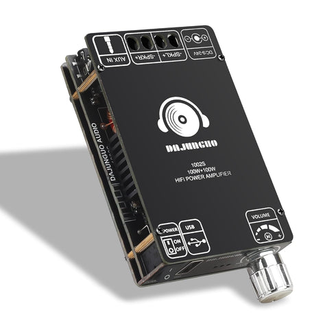 1002S 2.0 Bluetooth Amplifier Board with Dual TPA3116D2 Chips, 100W+100W Power Output (1002S)...