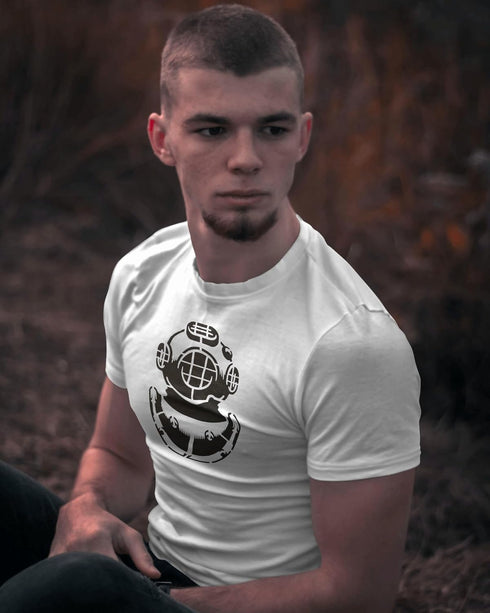 Navy Dive Helmet Stencil, Diver Helmet 8.5 x 11 Custom Stencil, Perfect for Maritime Art & DIY Projects...