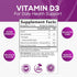 Vitamin D3 Gummies 5,000 IU 125 mcg - Extra Strength to Support Bone Health and Natural Immune Support - Delicious, Non-GMO, Tasty Gummy for Child...