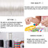 Promise Babe White Satin Rattail Cord for Necklace 75m DIY Craft Supplies Line...