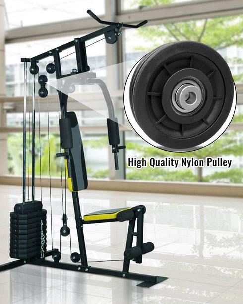 2 PCS 3.5Inch/90mm Nylon Bearing Pulley Wheel, Silent Bearing Replace for Garage Gym Equipment Pulley System, Universal Wearproof Bearing Maximum ...
