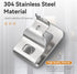 Belt Clips for Dewalt, 6pcs 304 Stainless Steel Drill Tool Clips Hook Kit with Screws for Dewalt N268241 Fit for 20V Power Tools DCD980 DCD985 DCD...