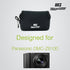 MegaGear ''Ultra Light'' Neoprene Camera Case Bag with Carabiner for Panasonic Lumix DC-ZS80, DC-ZS70, DMC-ZS100, DC-TZ95, DC-TZ90, DMC-TZ100 (Bla...