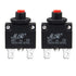 5 Amps Thermal Circuit Breakers 125/250V AC 32V DC Push Button Manual Reset Overload Protector Switch 5A 2 Pack...