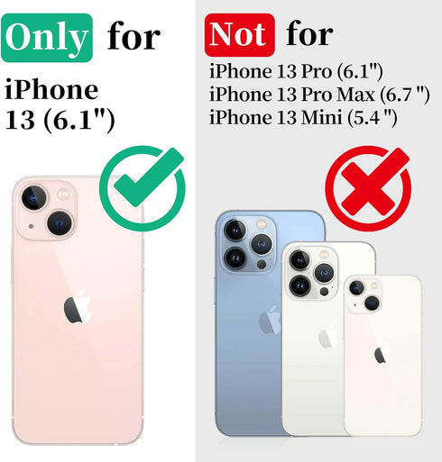 Cozycase Compatible with iPhone 13 Waterproof Case - Full Body Dustproof Shockproof Built-in Screen Protector Rugged Waterproof Case for iPhone 13...