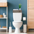 Toilet Paper Basket for Tank Top Bathroom Baskets for Organizing Bathroom Tray for Counter Storage Basket for Bathroom Organizer-Gey...