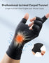 FREETOO Copper Arthritis Gloves for Carpal Tunnel Pain Relief, Strengthen Gloves to Alleviate Hand Pains,Swelling, Fingerless Computer Typing Glov...