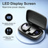 occiam Wireless Earbuds Bluetooth Headphones 48H Play Back Earphones in Ear Waterproof with Microphone LED Display for Sports Running Workout Blac...