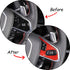 Daeiclru Real Carbon Fiber Steering Wheel Button Cover Sticker Compatible with Chevrolet Corvette C8 2020-2023, Car Steering Wheel Panel Protectio...