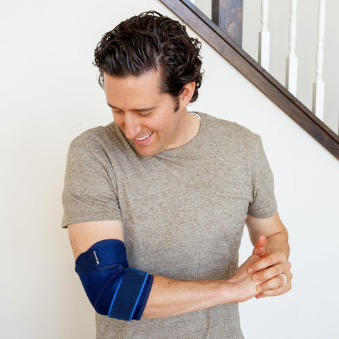 Adjustable Elbow Support for Epicondylitis, Tennis Elbow, Golfer’s Elbow, Bursitis, Elbow Sprains, Strains, Tendonitis, Arthritis, Sports Injury R...