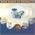 1 Inch / 25.4mm Metal Rack Connector - 4 PCS Shelving Threaded Pole Connectors for Extending Wire Rack Shelving...