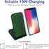 10W Dual Coil Qi Wireless Charger Stand - Fast Wireless Phone Charging Stand for iPhone and Samsung Galaxy Phones - USB C Cable, Over-Heat Protect...