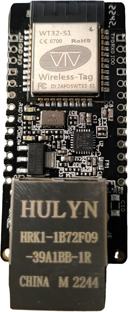 JacobsParts WT32-ETH01 ESP32 Module Ethernet WiFi Bluetooth Development Board 100Mbps RJ45...