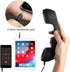 Retro 3.5mm Telephone Handset Cell Phone Receiver Mic Microphone Speaker for iPhone iPad Mobile Phones Cellphone Smartphone (Black)...