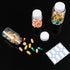 6 Pcs Clear Pill Bottle 30ml/80ml Plastic Medicine Containers Sample Jar with Caps Refillable Tablet Storage Holder Empty Reagent Chemical Organiz...