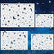 4 Pack Star Stencil 4 Sizes Star Shaped Painting Template Reusable Plastic Twinkle Starburst Painting Stencils for Wall Wood Canvas Fabric, Use fo...