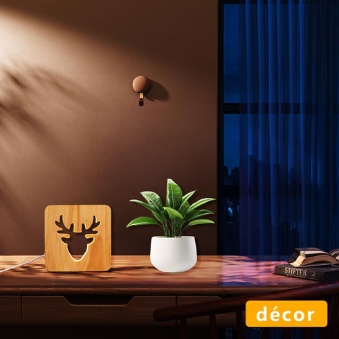 Led Baby Child Nursery Night Light Bedside Home Decor Lamp, Room Decor Night Lights for Kids and Adults, Lamps for Bedroom Living Room 3D Shadow L...