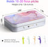 Dental Floss Portable Case, Easy to Store Floss Picks of Various Sizes, Portable Dental Floss Dispenser is Perfect for Travelling, Hotels, Dinners...