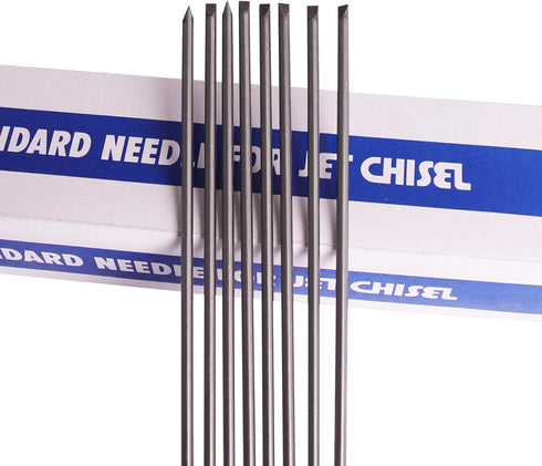 Chisel Tip Replacement Needles, Manganese Steel Descaling Needles, 38Pcs Replacement Needle Set for Needle Scaler - 7 Inch...