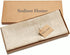 Solino Home Linen Short Table Runner 48 Inches - Athena, 100% Pure Linen Champagne Beige Table Runner 14 x 48 Inch Ideal for Dresser and Coffee Ta...