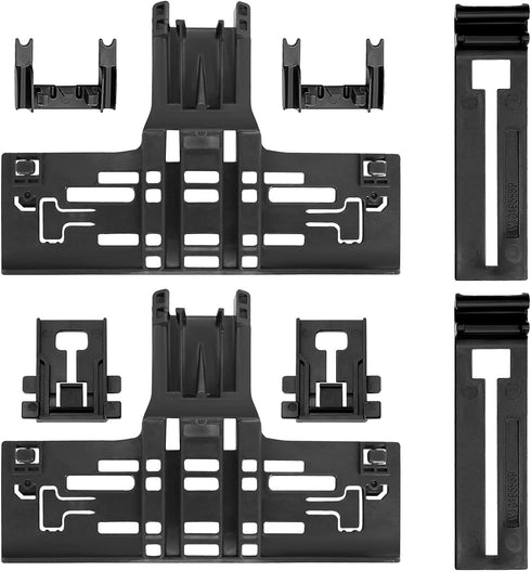 AMI PARTS W10546503 WPW10546503 Dishwasher Top Rack Adjuster kit Fits for Whirl-pool Ken-more Dishwasher Rack Adjuster Replacement Parts with W10195840 & W10195839 & W10250160 (8 Packs)