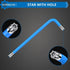 9PCS Star Wrench Key Set T10-T50, Metric Long Arm Star Key Set L-key with Visible Coding for Bike Motorcycle Repair Furniture Assembly Household D...