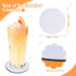 16 Pieces Sublimation Blank Cup Coasters Bulk 4x4 Inch Round Blank Cup Mat Rubber Circle Mat for Sublimation Transfer DIY Crafts Printing Heat Pre...