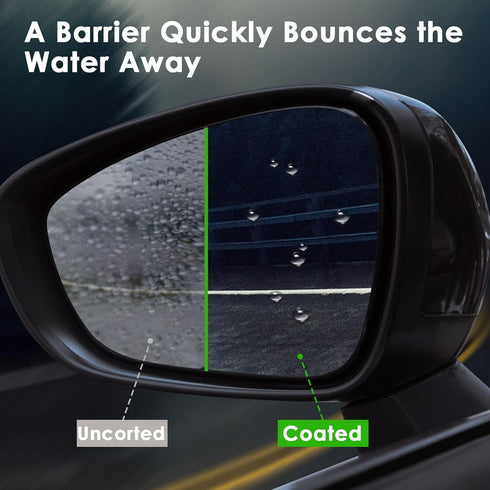 Sio2 Ceramic Coating for Car Mirror, Ceramic Glass Coating, Water Repellent for Rearview Mirror Side Mirror...