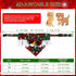 Christmas Pet Bandana with Bell and Pendant for Dogs and Cats, Festive Red and Green Plaid Snowflake Design, Adjustable Sizes for Most Pets, Durab...