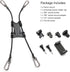 10-in-1 Gopro Fence Mount Upgraded Hook Chain Link for Hero 12 11 10 9 8 Max Session/Insta360/Action Digital Cameras/Smartphones-Ideal Backstop fo...