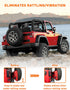 Savadicar TL01 Tailgate Limiter, Aluminum Alloy Rear Trunk Door Latch, Tail Gate Stopper for 2007-2018 Jeep Wrangler JK JKU 2-Door & 4 Door, Tailg...