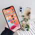 Qokey Compatible with iPhone 11 Pro Max Case 6.5 inch,Flower Design Cute Clear for Men Women Girls with 360 Degree Rotating Ring Kickstand Soft TP...