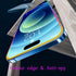 Privacy Screen Protector for iPhone 12/Phone 12 pro Tempered Glass Electroplated Color Edge Anti-spy Tempered Film 6.1 Inch...