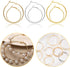 72PCS Earring Hoop Jewelry Making,URSMART Beading Hoop Earrings Finding Open Round Earring Hoops DIY Craft Supplies (30MM/40MM)...