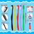 20pcs Disposable Toothbrushes with Toothpaste,Single Use Toothbrush with Toothpaste Individually Wrapped Disposable Travel Toothbrushes Kit Bulk f...