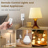 SURAIELEC Remote Control Outlet, 100FT Long Range Wireless Light Switch, No Interference, Indoor Plug for Lamps, Fans, Christmas Trees, Small Appl...