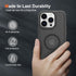 for iPhone 14 Pro (5 in 1) MagSafe Shockproof Anti-Drop Cover Case with Anti-Spy Glass Screen Protector, Camera Lens Protector, and Clean Kits - C...