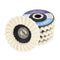 SCOTTCHEN Felt Flap Disc Abrasives 4-1/2" x 7/8" Arbor Buffing Polishing Wheel for Angle Grinder - 5 Pack...