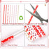JANYUN 40 Pieces Valentine's Day Drinking Straws BPA-Free 9" Printing Hard Platic Valentine Holiday Reusable Straws for Family or Party Favors Sup...