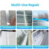 ADHES Butyl Tape Waterproof Tape, 1.2mm Thick, 2 inch x 16 feet, Aluminum Foil Tape Butyl Sealant tape for RV Repair, Window, Silicone, Boat and P...