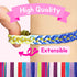 KIRADISE Charm Bracelet Making Kit Best Girls Gift Girls DIY My Friendship Loom String Bracelets Making Kit Bracelet Maker Bracelets Kits Jewelry ...