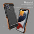 Kowauri Case for iPhone 13 Pro Max,Drop Protection Aluminum Metal Wood Bumper Frame Cover Shockproof Dropproof Protective Case for iPhone 13 Pro M...