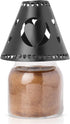 A Cheerful Giver Metal Candle Shade - Black Heart Decorative Tin Candle Shade Fits Most Cheerful Giver 16 oz. & Larger Jar Candles - Lovely Candle...