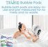 TruKid Bubble Podz Bubble Bath for Baby & Kids, Gentle Refreshing Bath Bomb for Sensitive Skin, pH Balance 7 for Eye Sensitivity, Natural Moisturi...