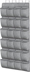 homyfort Over the Door Shoe Organizer,Hanging Shoe Rack Storage Holder with 24 Extra Large Fabric Pockets for Closet,Men Sneakers,Women High Heele...